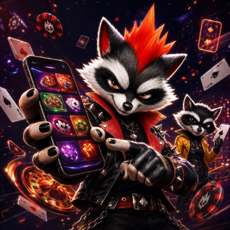 RockySpin App mobile Ansicht